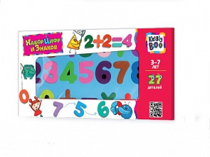 Набор магнитных цифр и знаков, 27 деталей	(Kribly Boo, 47074)